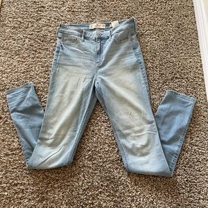 Hollister Jeans Womens Size 0 Blue Bootcut Stretch Low Rise Pants